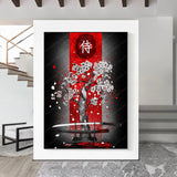 Tableau Japonais Cerisier