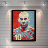 tableau  géant zidane