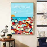 Tableau Peinture Lisbonne