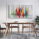 tableaux abstraits voiliers