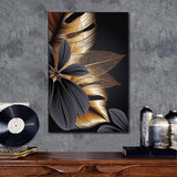 tableau fleur abstrait