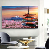 Toile Japonais Paysage