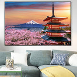 Tableau paysage Japonais