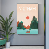 tableau peinture vietnam