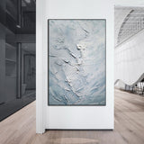 tableau abstrait fond blanc