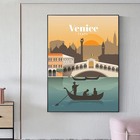 Tableau peinture Venise