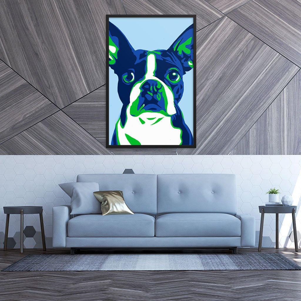 Bulldog - Tableau pop-art