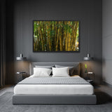 Tableau toile bambou
