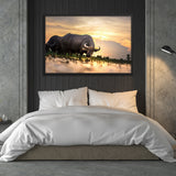 Tableau Camargue Taureau