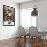 Tableau Chat Pelage Tigré