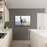 Tableau Chevaux Galop en Mer