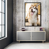 Tableau  Chien Heureux