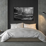 Tableau Elephant Bebe Noir et Blanc