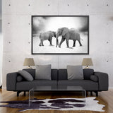 Tableau Eléphant Relief