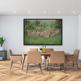 Tableau Famille Lion