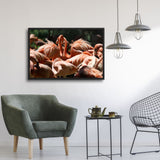 Tableau Flamant Rose Groupe