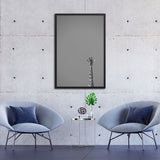 Tableau Girafe Noir et Blanc