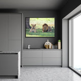 Tableau Lion et Lionne