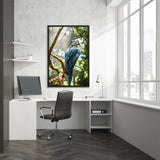 Tableau Perroquet Coloré Chic