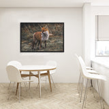 Tableau Renard Moderne Chassant