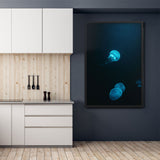 Tableau de Méduse Fluorescente