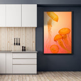 Tableau de Méduse Orange