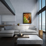 Tableau de Taureau le Poil Marron