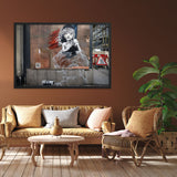 tableau banksy la republique
