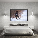 Tableau Berger Allemand Dans La Neige