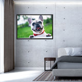 Tableau Bulldog Le Vrai Bonheur