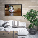 Tableau chat rigolo burritos