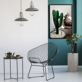 Tableau Chat Rigolo Cactus