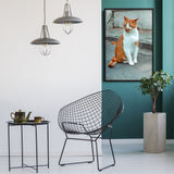 Tableau Chat Tigre Poil de Carotte