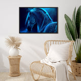 Tableau Cheval Bleu
