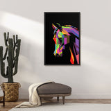 Tableau Cheval Coloré