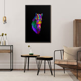 Tableau Cheval Coloré XXL