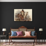 Tableau Cheval Indien en Amérique