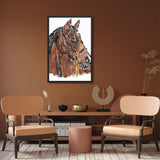 Tableau Dessin Cheval