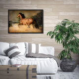 Tableau Photo de Cheval Brun
