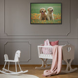 Tableau Chiot Golden Retriever