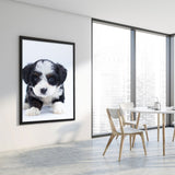 Tableau Chiot avec des Taches