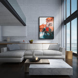 Tableau Eléphant en Inde