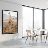 Tableau Girafe & Savane
