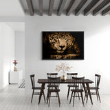 Tableau Jaguar Portrait Sépia