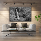 tableau jungle noir et blanc (brésil)