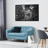 tableau jungle noir et blanc (perou)