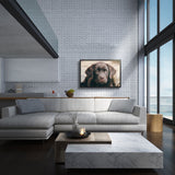 Tableau Labradors Marrons