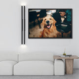 Tableau Labradors Souriant