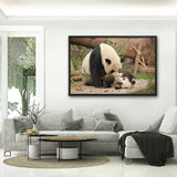 Tableau Panda qui joue
