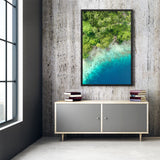 Tableau Paysage Exotique vue du Ciel